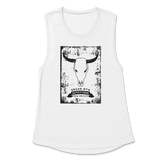 Women’s Desert Skull Jersey Muscle Tank